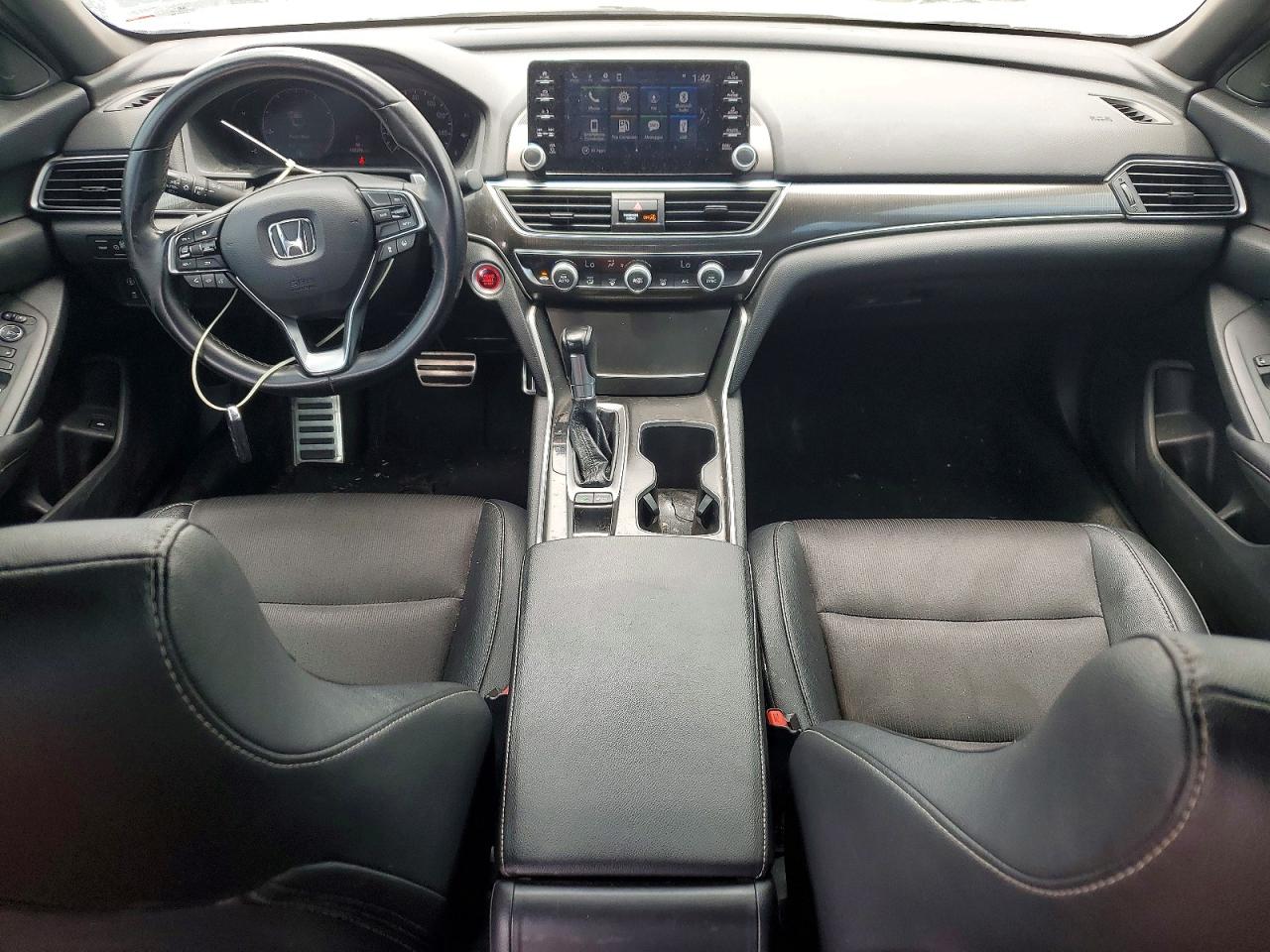 2019 Honda Accord Sport White vin: 1HGCV1F34KA114118