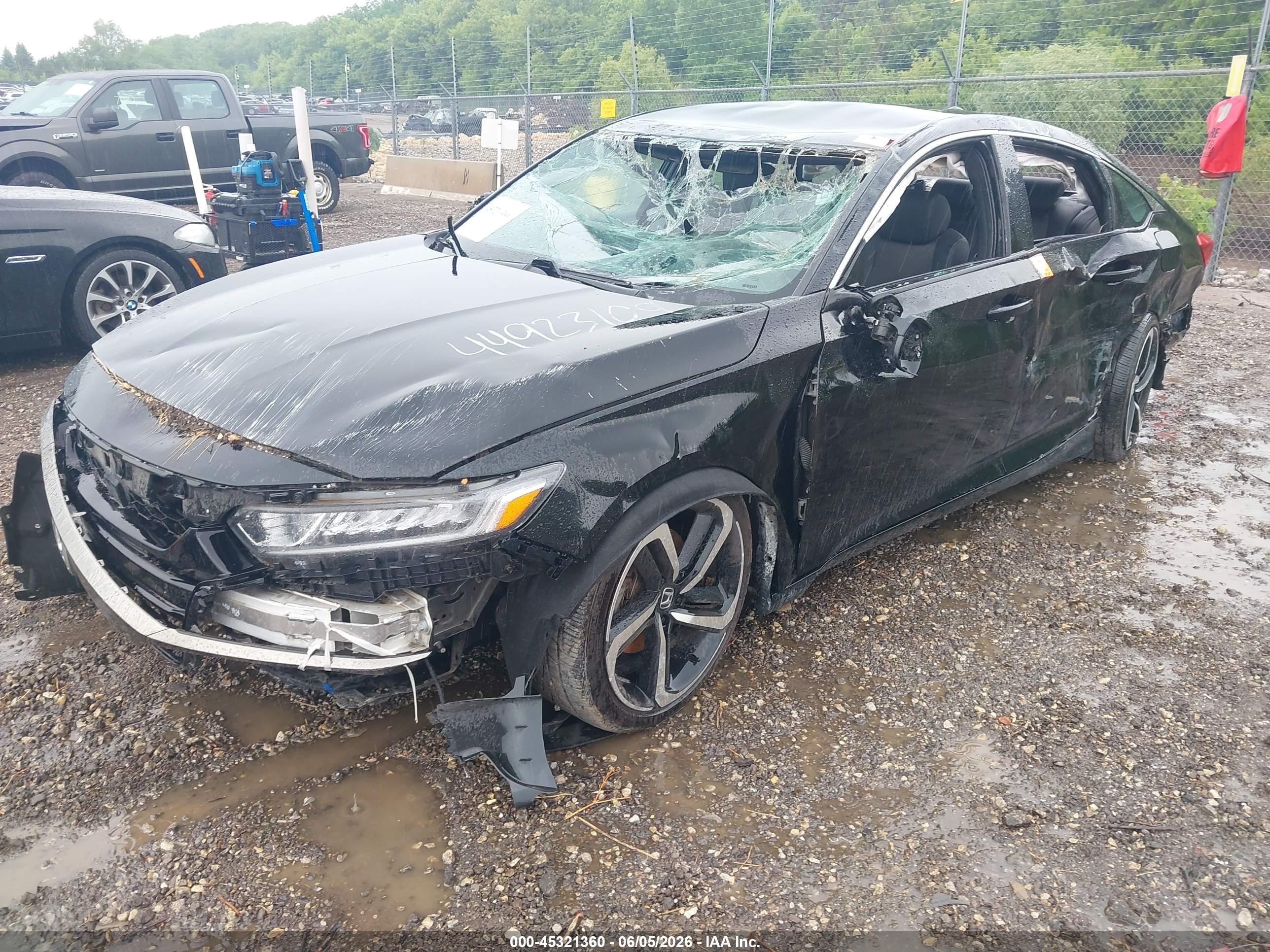 2019 Honda Accord Sport Black vin: 1HGCV1F34KA160659