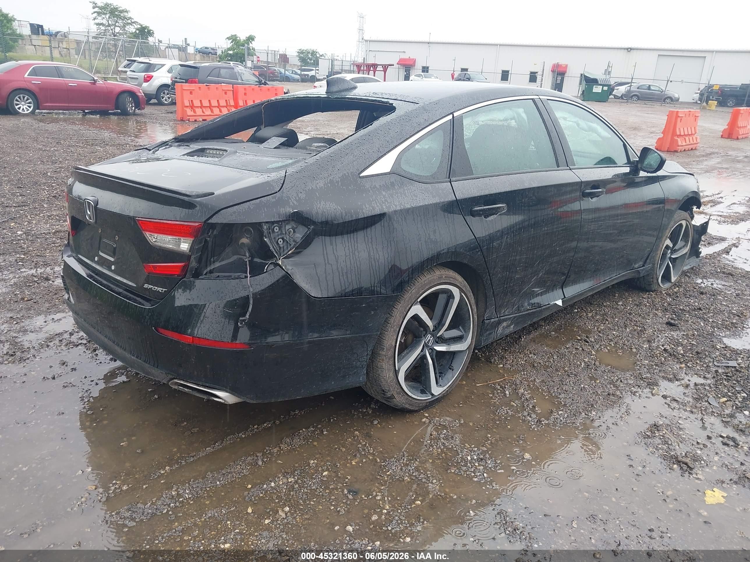 2019 Honda Accord Sport Black vin: 1HGCV1F34KA160659