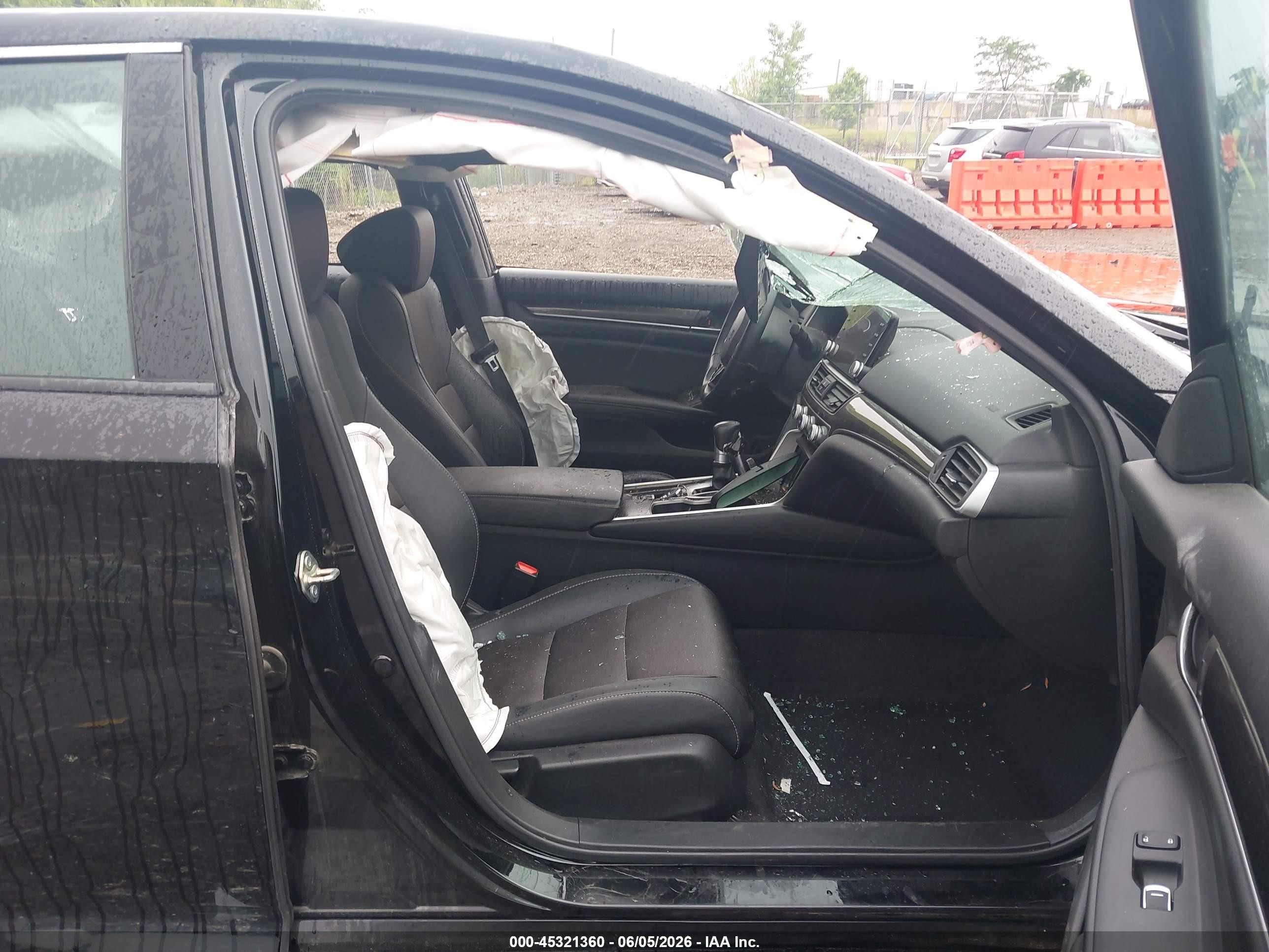 2019 Honda Accord Sport Black vin: 1HGCV1F34KA160659