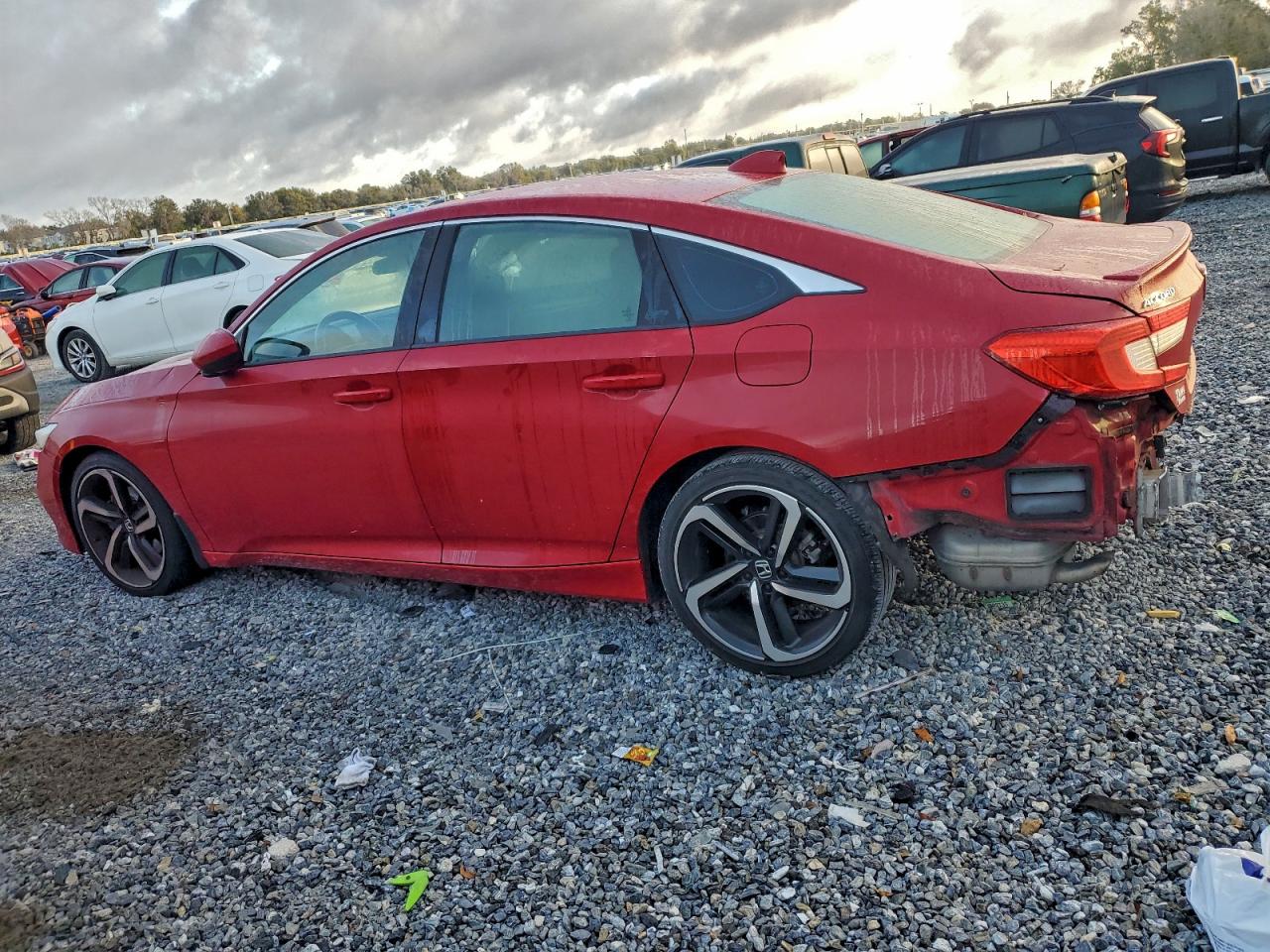 2020 Honda Accord Sport Red vin: 1HGCV1F34LA004803