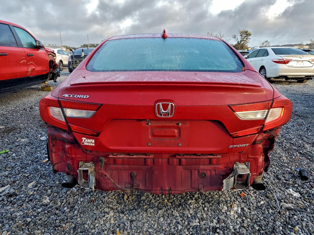2020 Honda Accord Sport Red vin: 1HGCV1F34LA004803