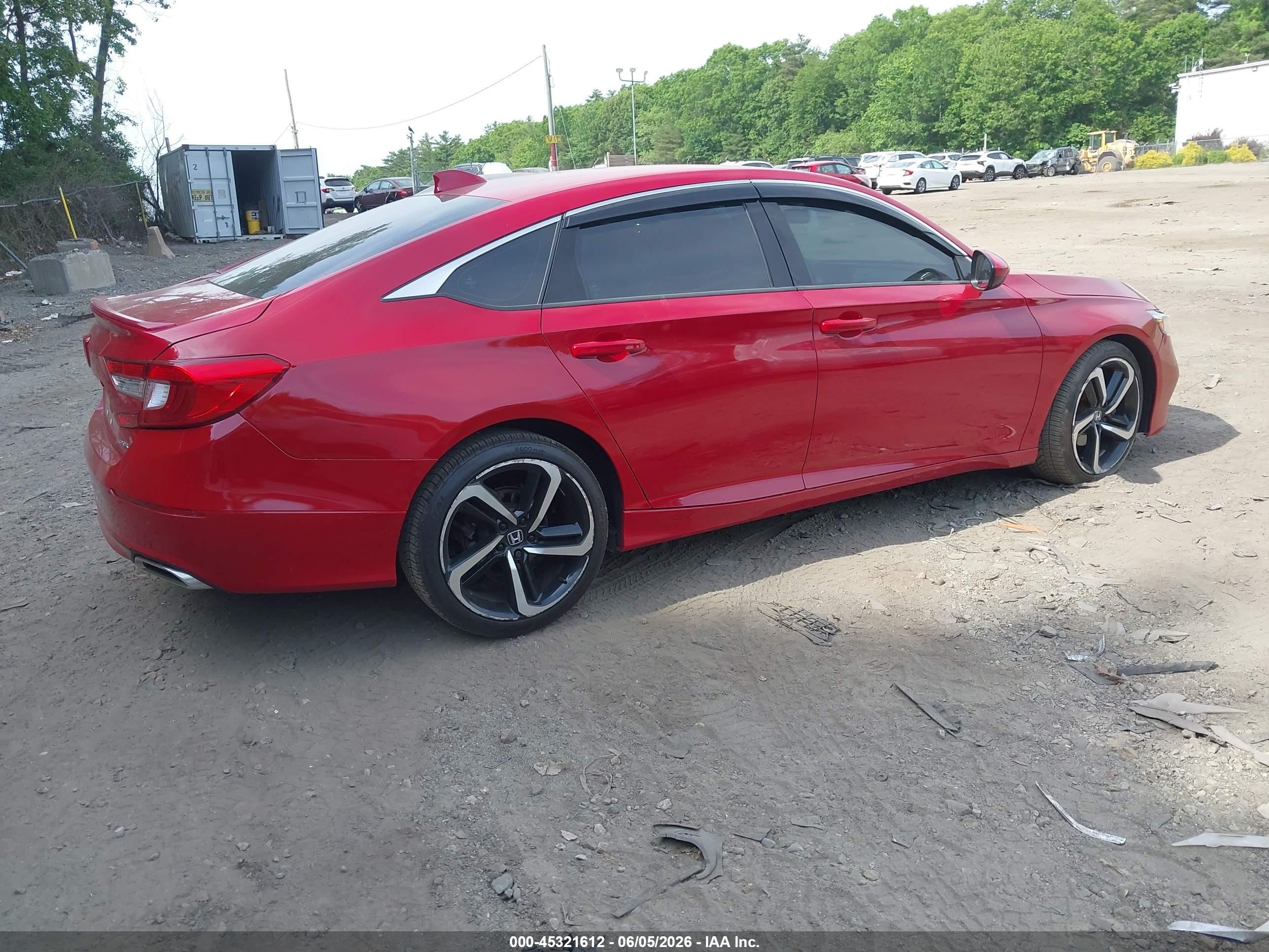 2020 Honda Accord Sport Red vin: 1HGCV1F34LA068520