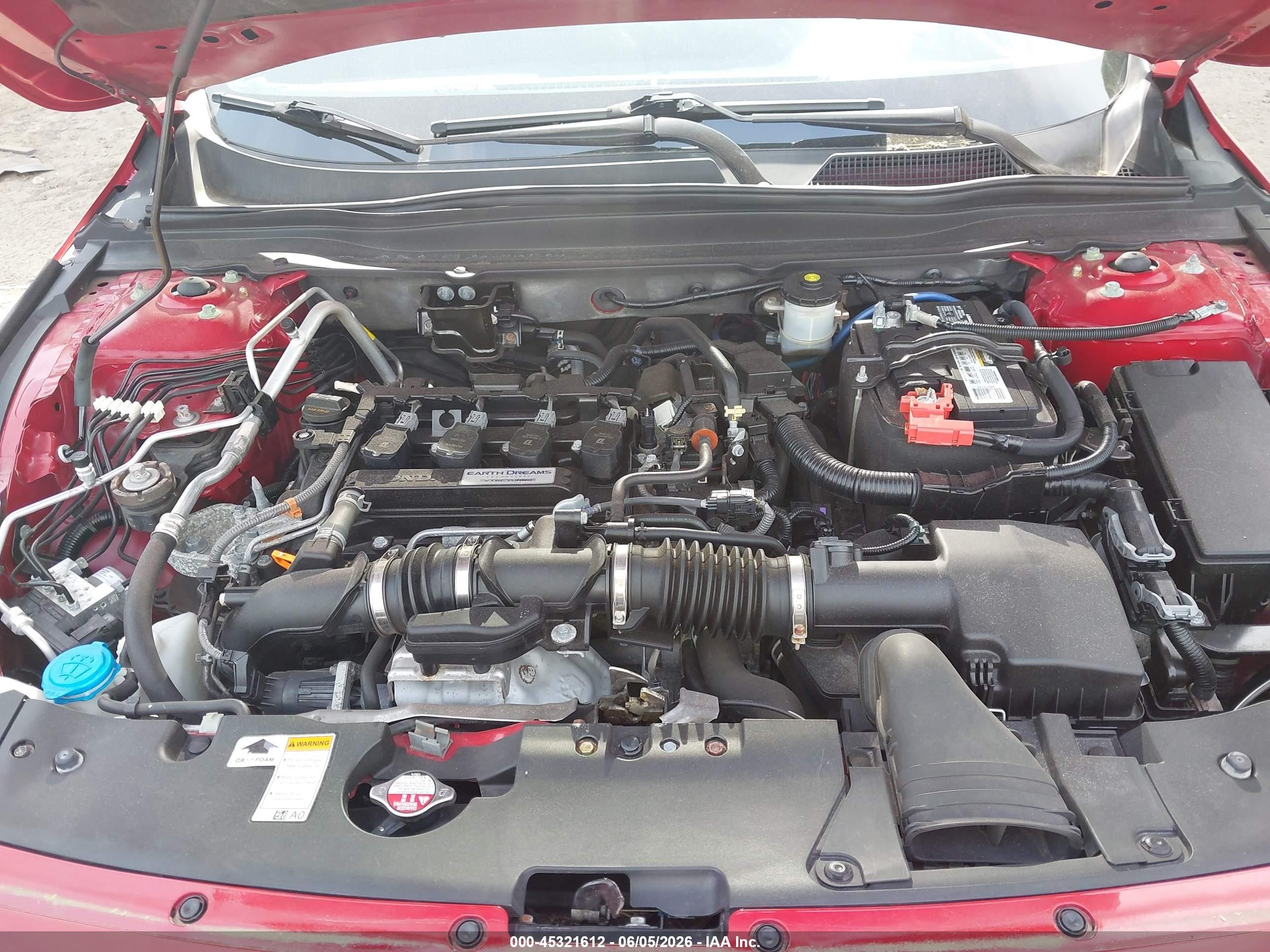 2020 Honda Accord Sport Red vin: 1HGCV1F34LA068520