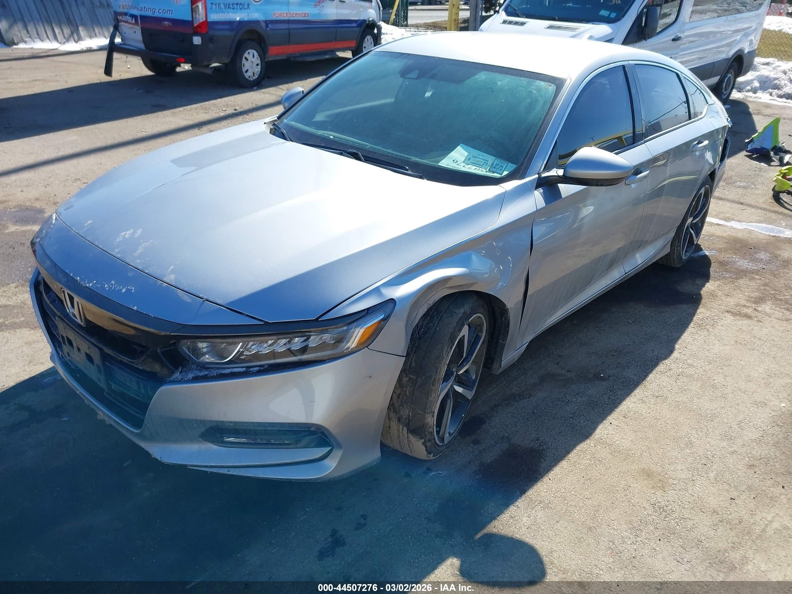2020 Honda Accord Sport Серебряный vin: 1HGCV1F34LA121880