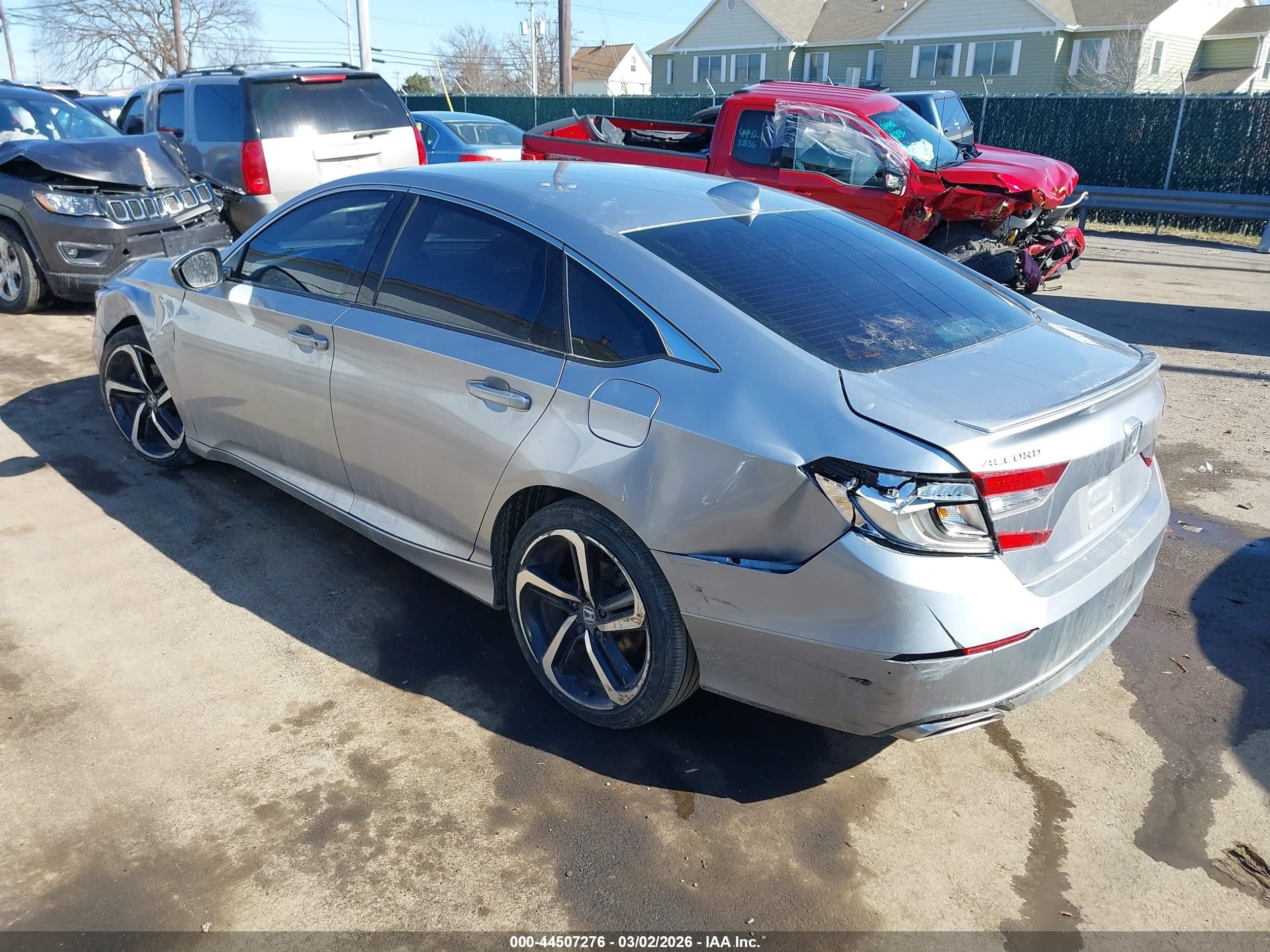 2020 Honda Accord Sport Серебряный vin: 1HGCV1F34LA121880