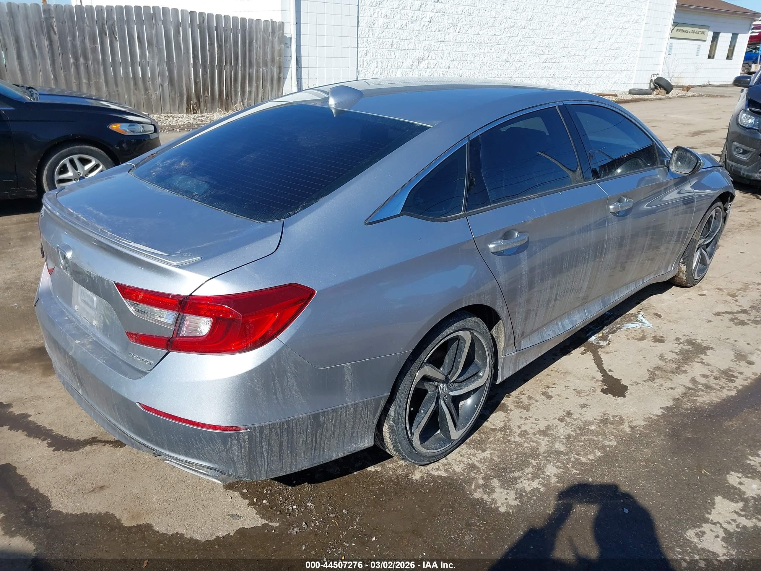 2020 Honda Accord Sport Серебряный vin: 1HGCV1F34LA121880