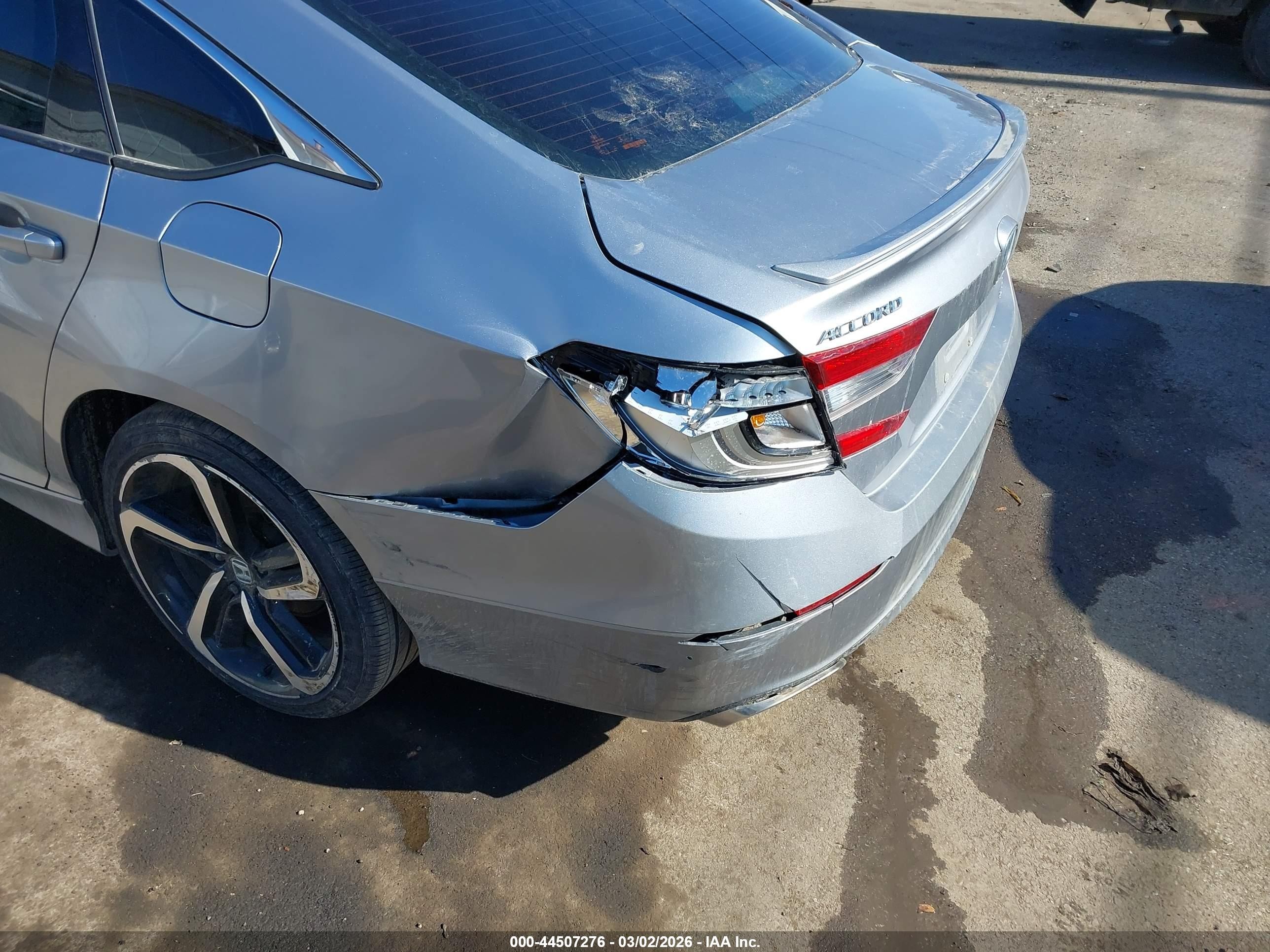 2020 Honda Accord Sport Серебряный vin: 1HGCV1F34LA121880