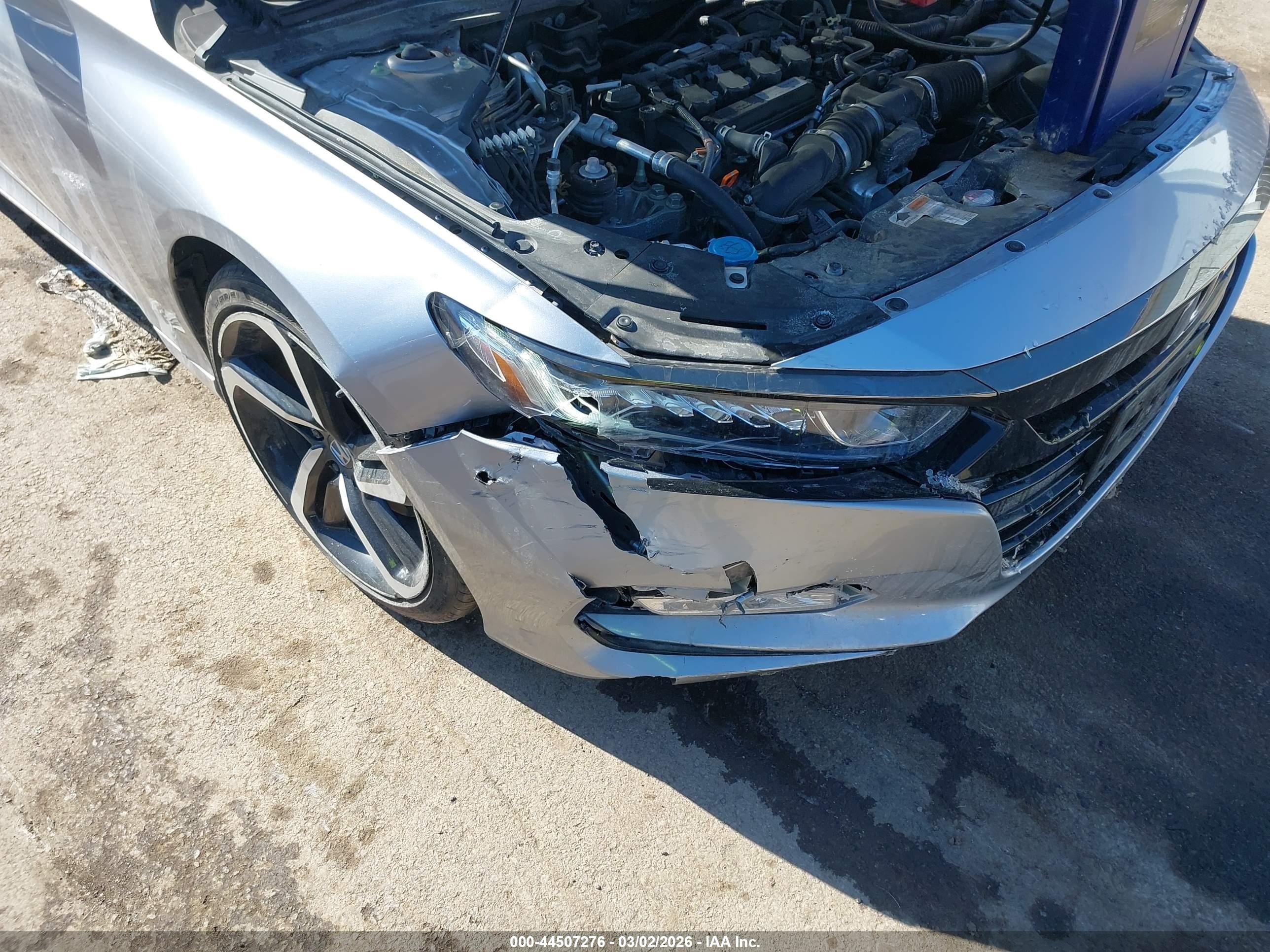 2020 Honda Accord Sport Серебряный vin: 1HGCV1F34LA121880