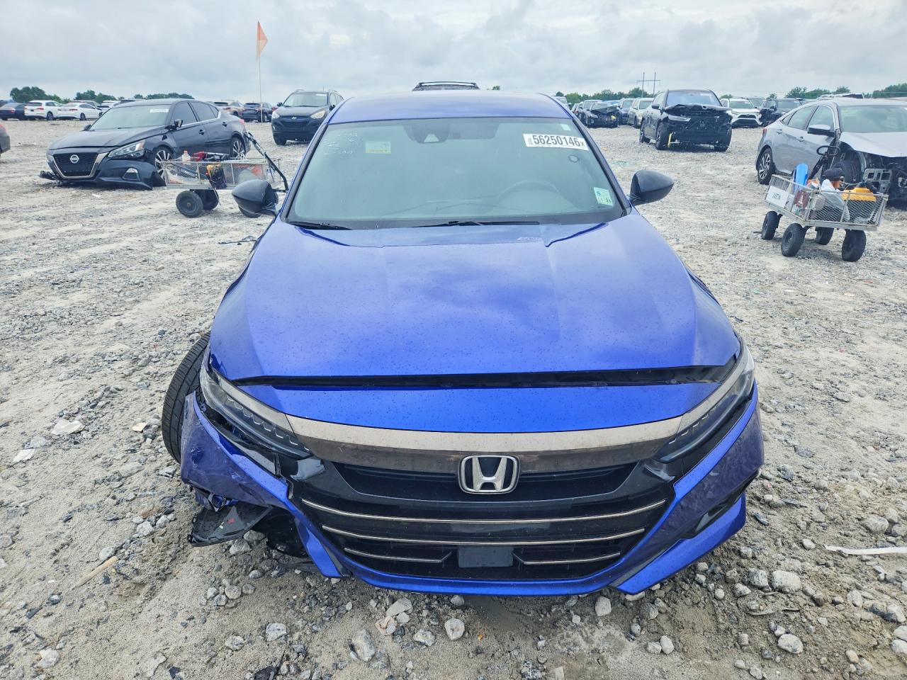 2021 Honda Accord Sport Blue vin: 1HGCV1F34MA046910