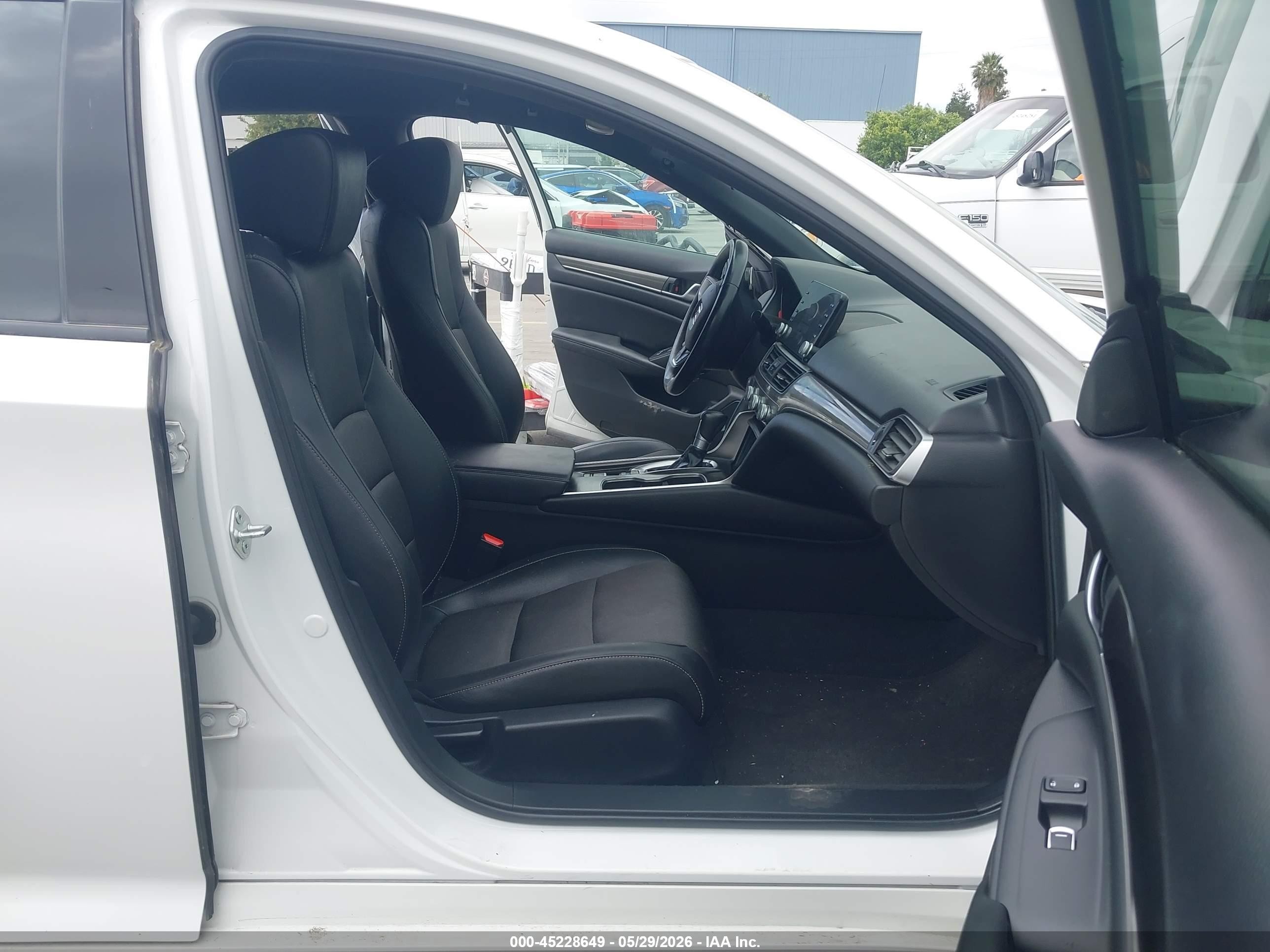 2021 Honda Accord Sport White vin: 1HGCV1F34MA098473