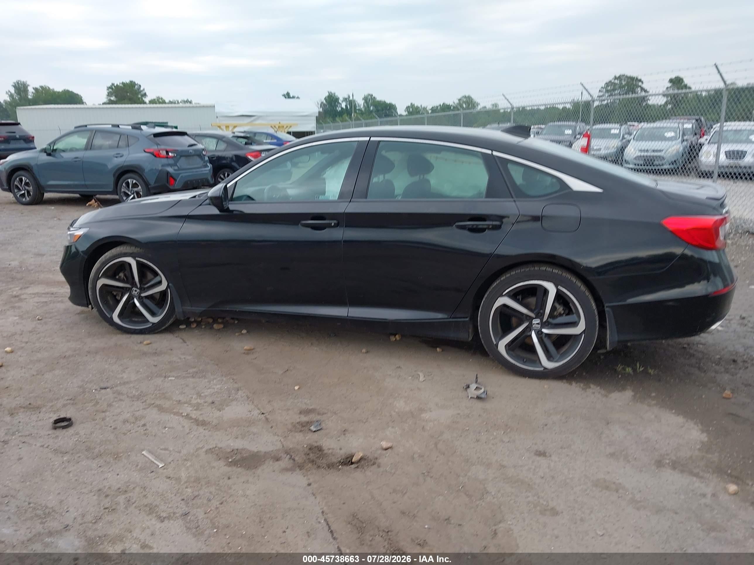2018 Honda Accord Sport Black vin: 1HGCV1F35JA130410