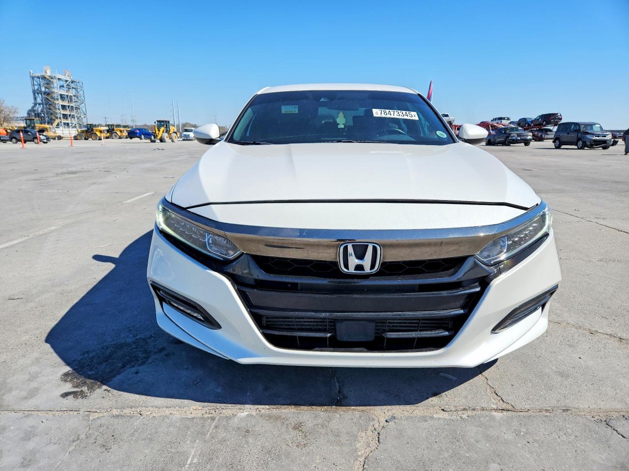 2018 Honda Accord Sport White vin: 1HGCV1F35JA262762