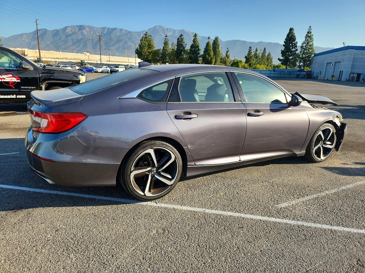 2019 Honda Accord Sport Gray vin: 1HGCV1F35KA012181