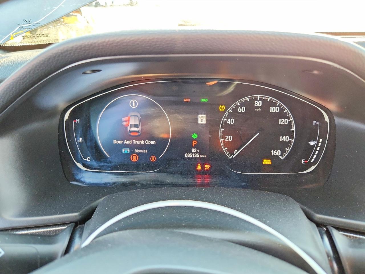 2019 Honda Accord Sport Gray vin: 1HGCV1F35KA012181