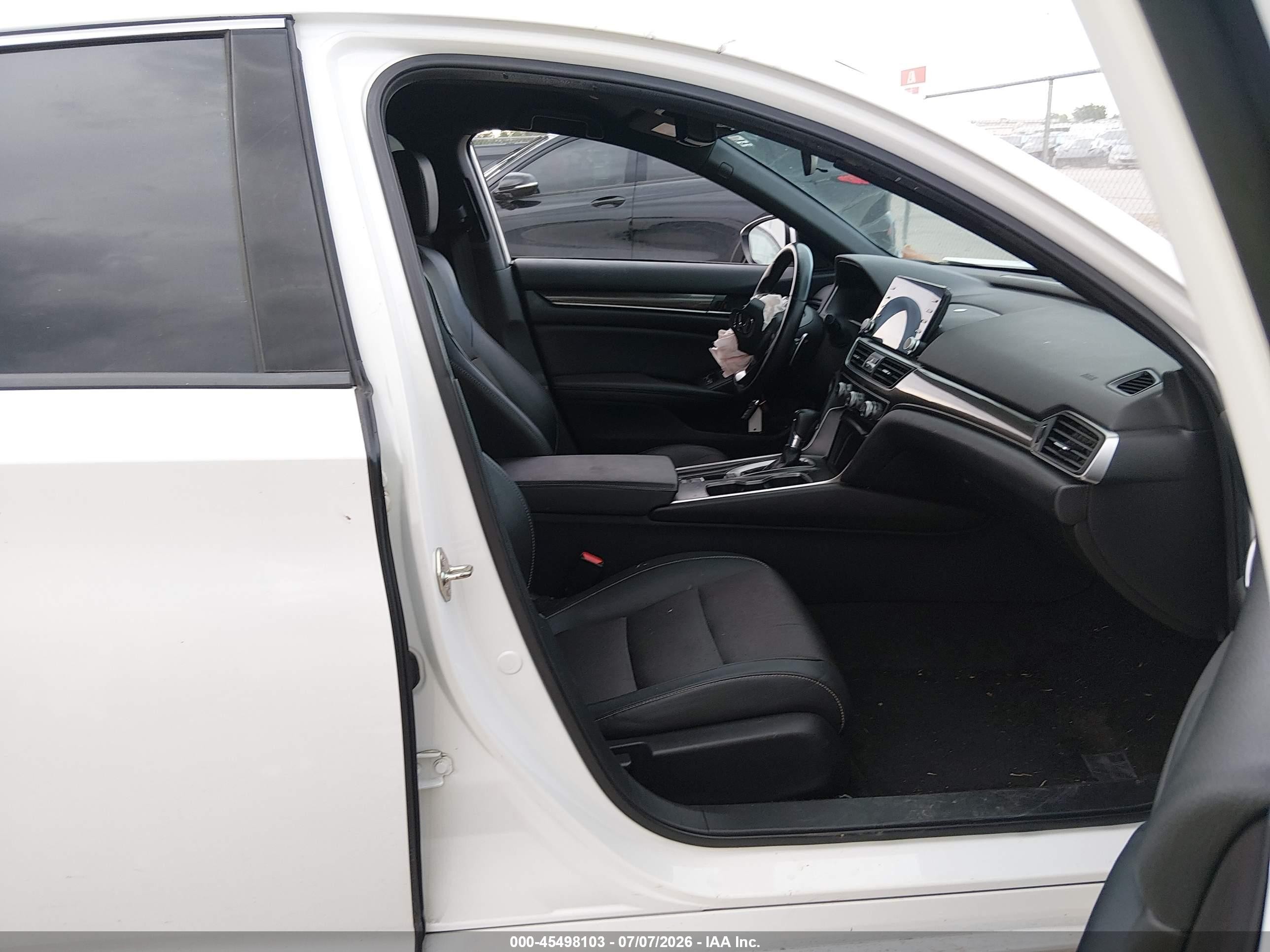 2019 Honda Accord Sport Белый vin: 1HGCV1F35KA046962