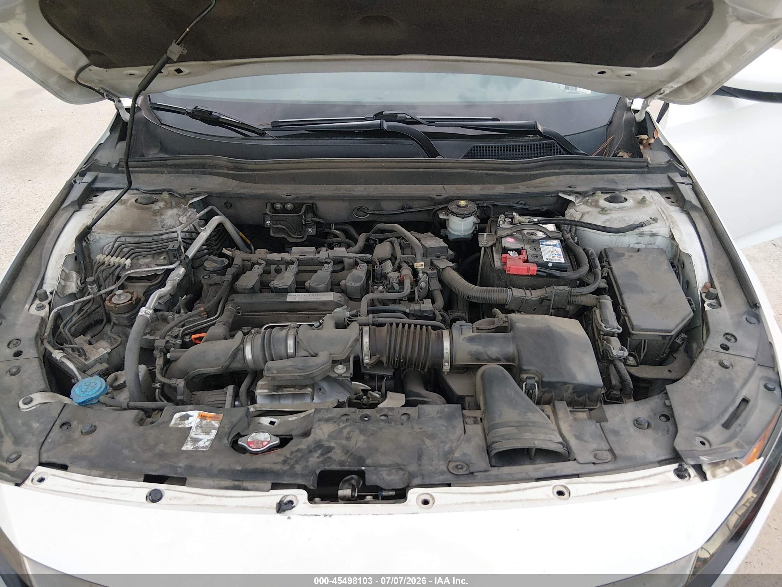 2019 Honda Accord Sport Белый vin: 1HGCV1F35KA046962