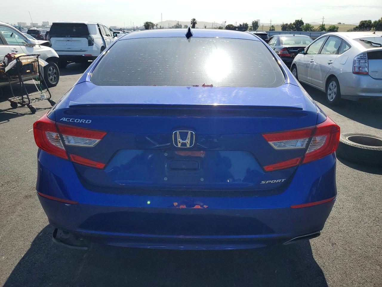 2019 Honda Accord Sport Blue vin: 1HGCV1F35KA153803