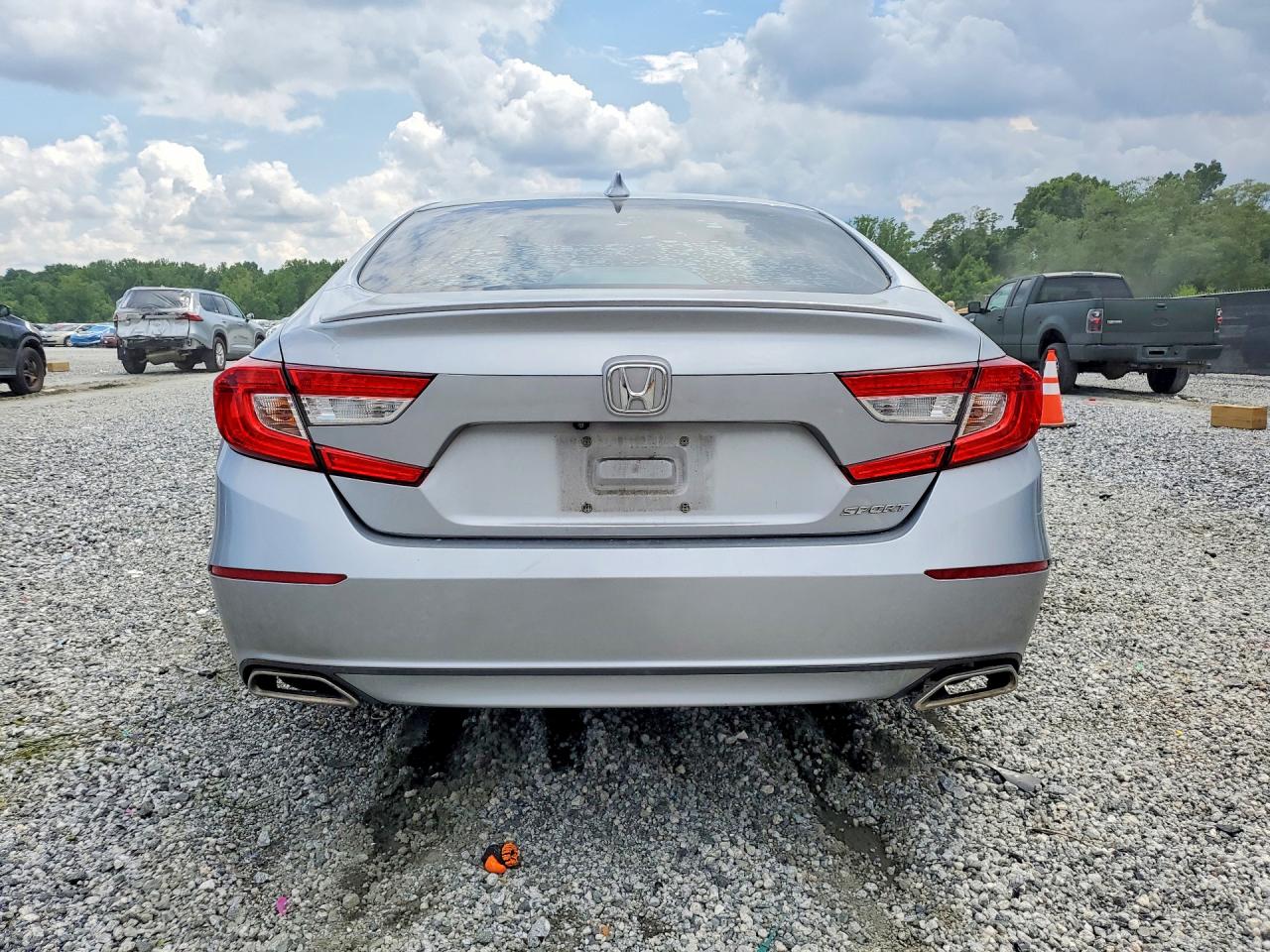 2019 Honda Accord Sport Silver vin: 1HGCV1F35KA154823