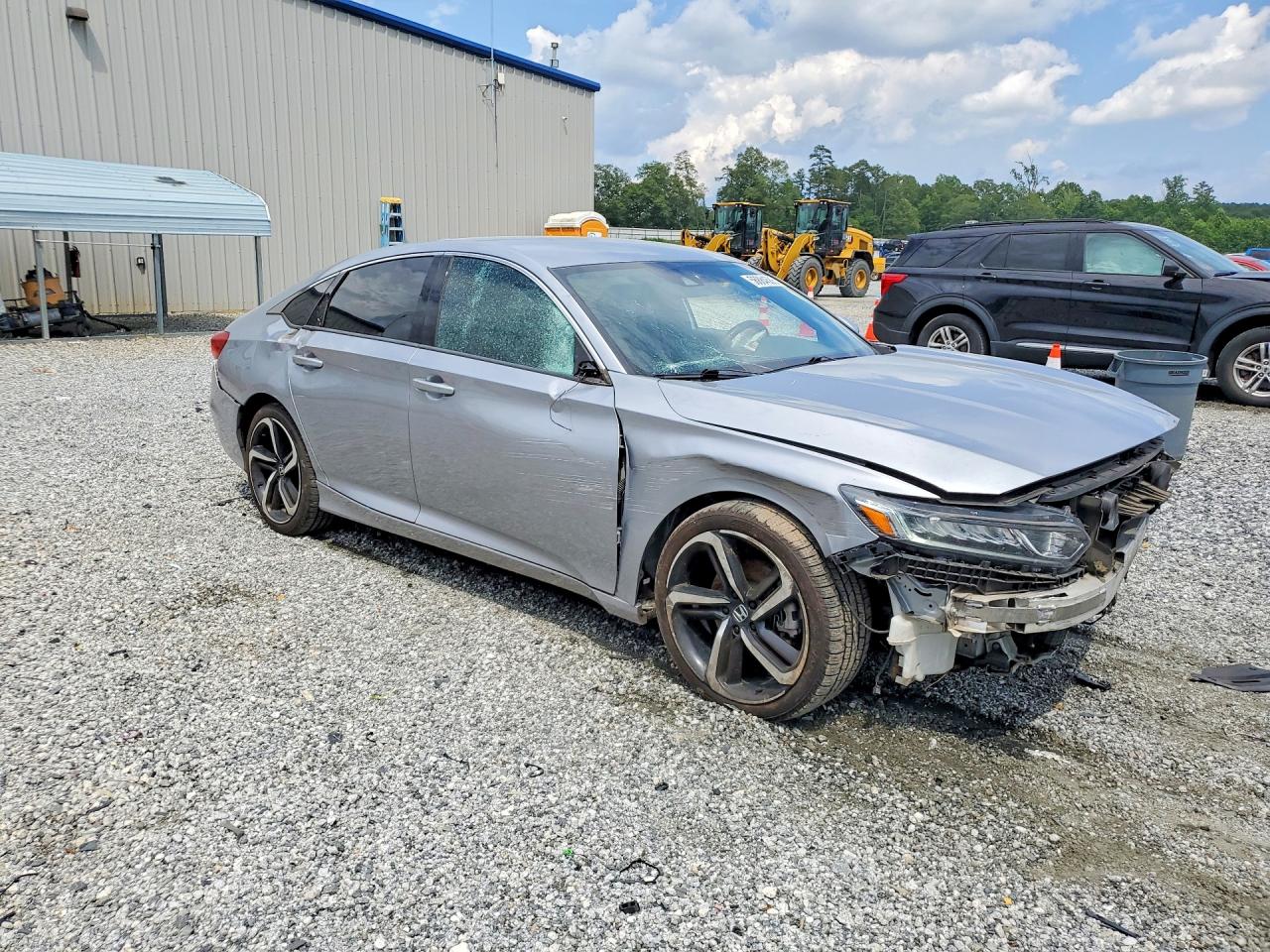 2019 Honda Accord Sport Silver vin: 1HGCV1F35KA154823