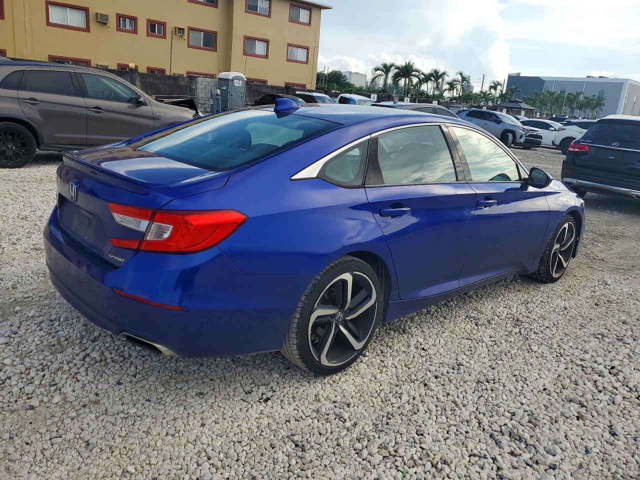 2020 Honda Accord Sport Blue vin: 1HGCV1F35LA024672