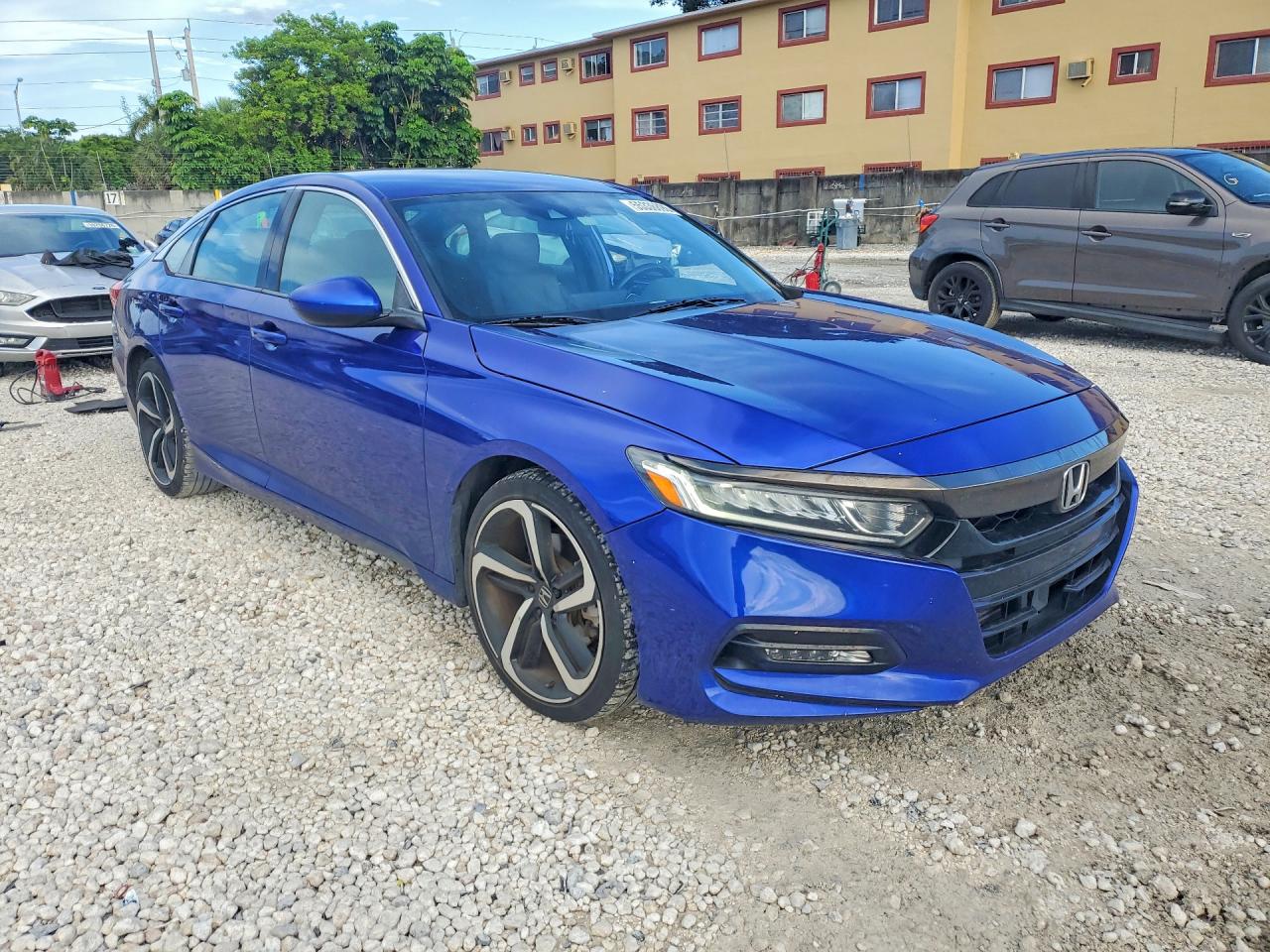 2020 Honda Accord Sport Blue vin: 1HGCV1F35LA024672