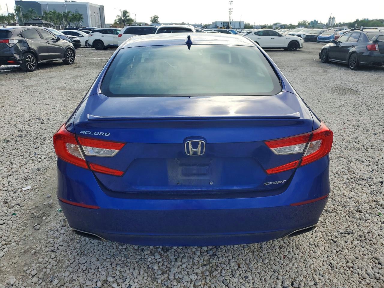 2020 Honda Accord Sport Blue vin: 1HGCV1F35LA024672