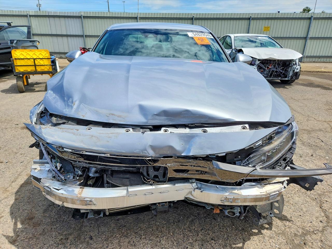 2020 Honda Accord Sport Silver vin: 1HGCV1F35LA042623