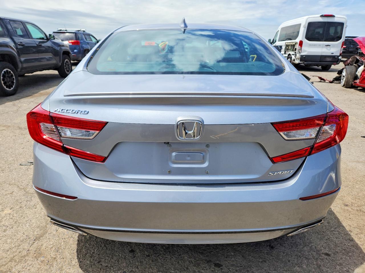 2020 Honda Accord Sport Silver vin: 1HGCV1F35LA042623