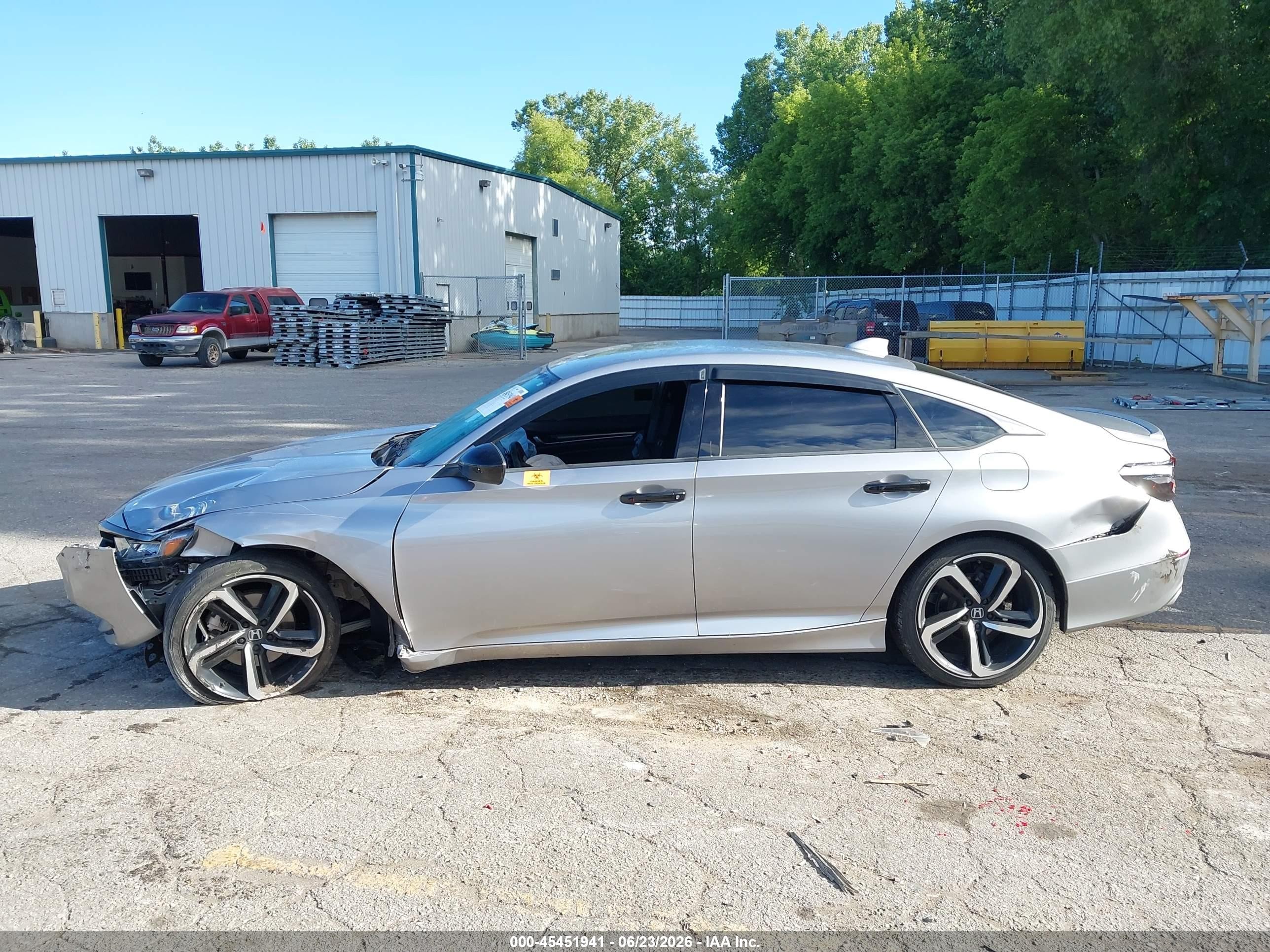2020 Honda Accord Sport Серебряный vin: 1HGCV1F35LA082491