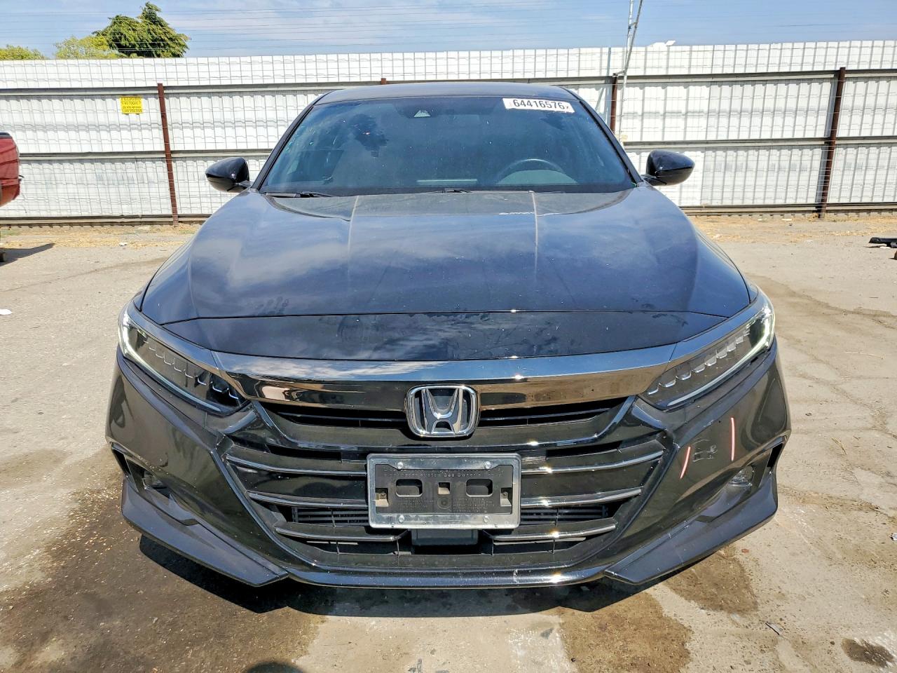 2022 Honda Accord Sport Черный vin: 1HGCV1F35NA051776