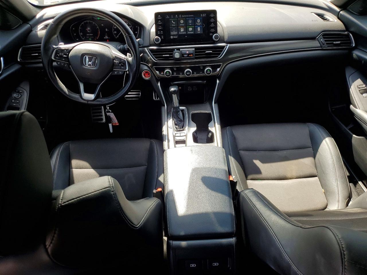 2022 Honda Accord Sport Черный vin: 1HGCV1F35NA051776