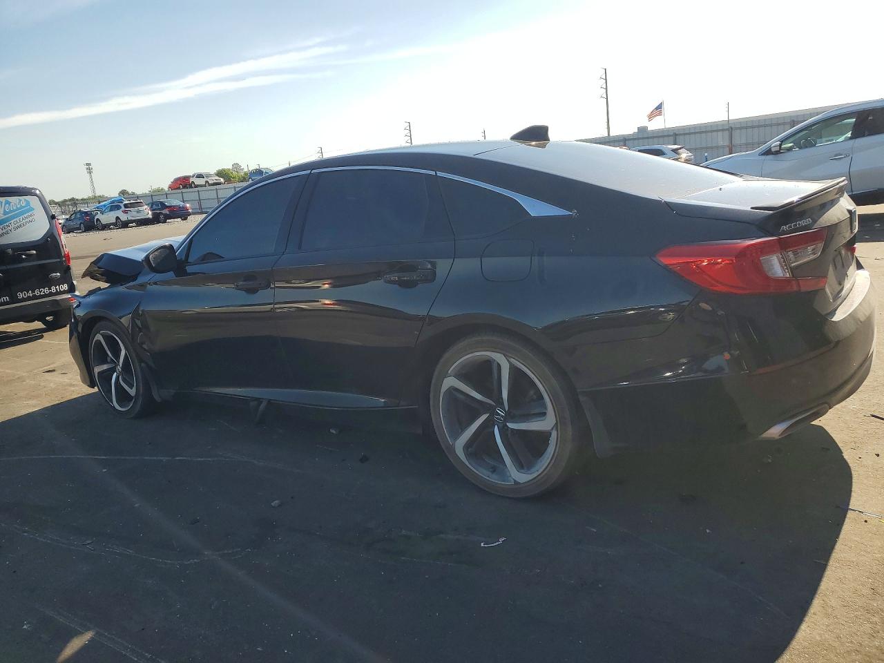 2022 Honda Accord Sport Black vin: 1HGCV1F35NA087855