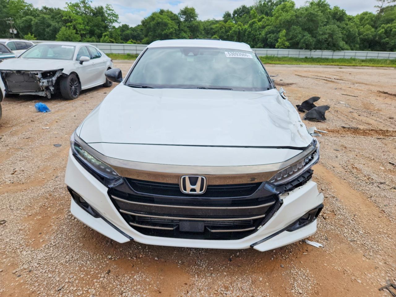 2022 Honda Accord Sport White vin: 1HGCV1F35NA103889