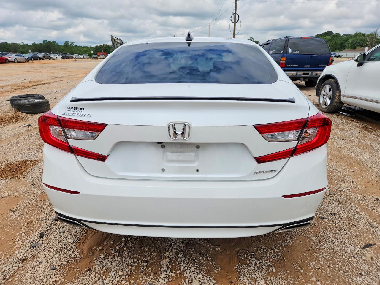 2022 Honda Accord Sport White vin: 1HGCV1F35NA103889
