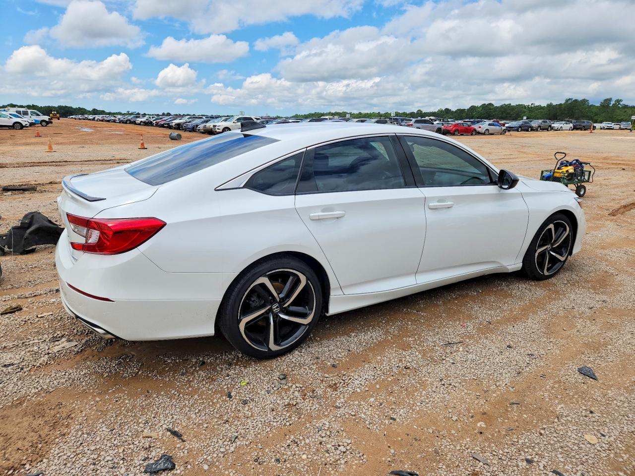 2022 Honda Accord Sport White vin: 1HGCV1F35NA103889