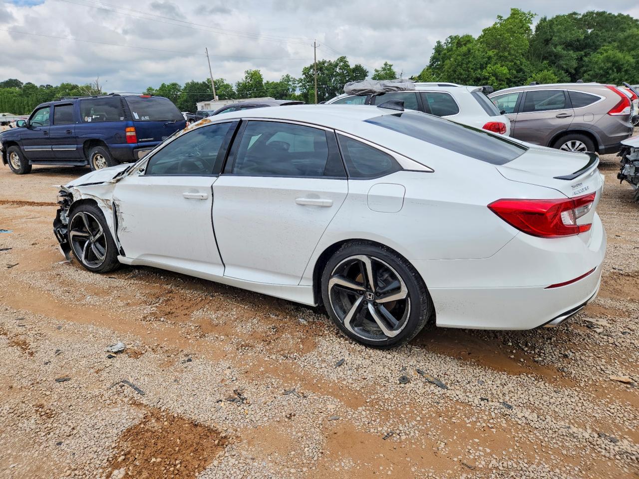 2022 Honda Accord Sport White vin: 1HGCV1F35NA103889