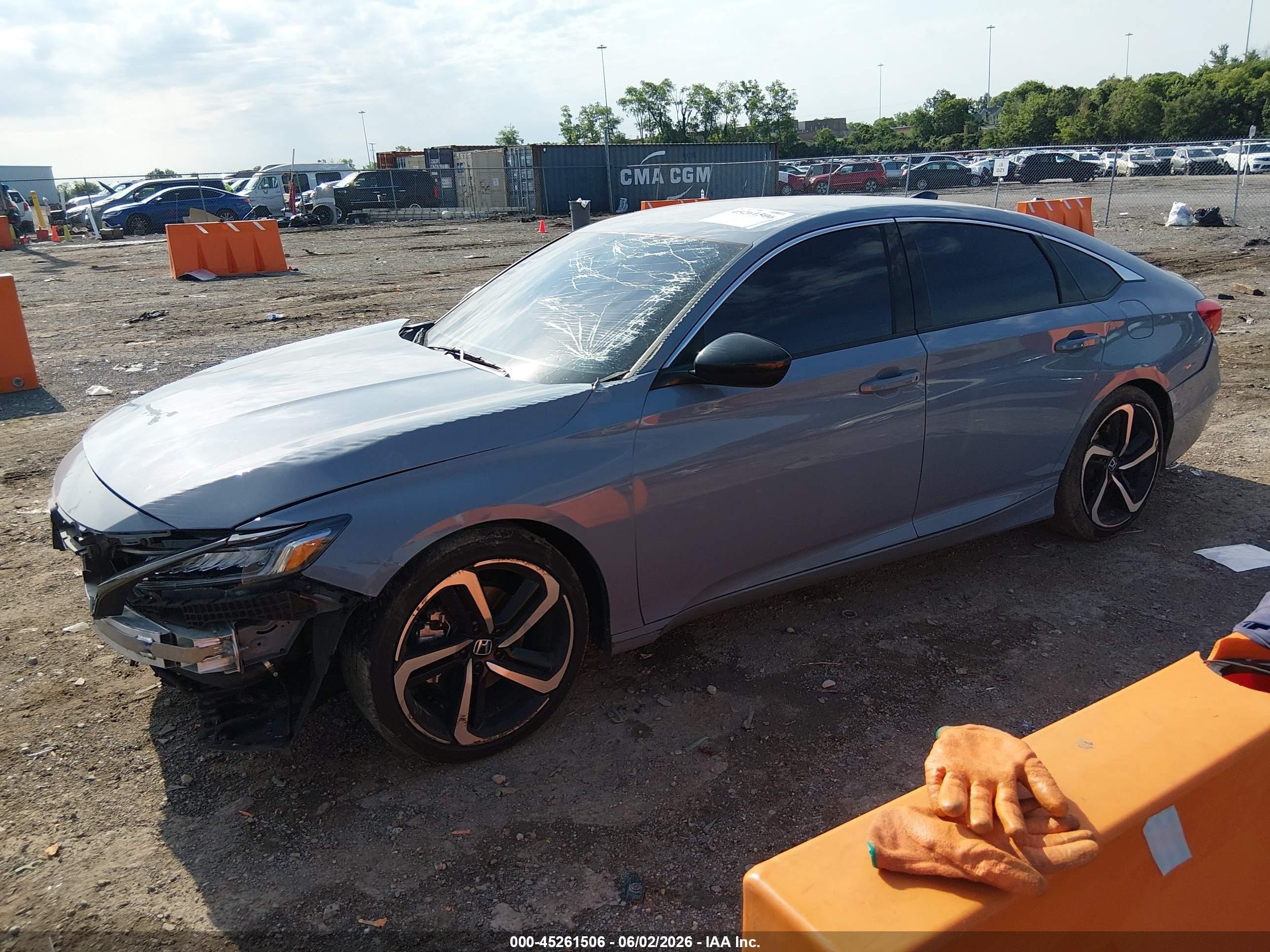 2022 Honda Accord Sport Black vin: 1HGCV1F35NA117386