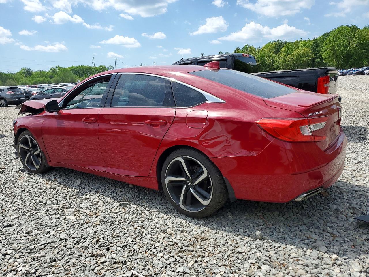 2018 Honda Accord Sport Red vin: 1HGCV1F36JA156420