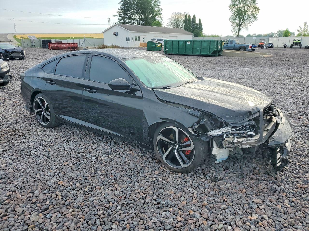 2018 Honda Accord Sport Black vin: 1HGCV1F36JA166266