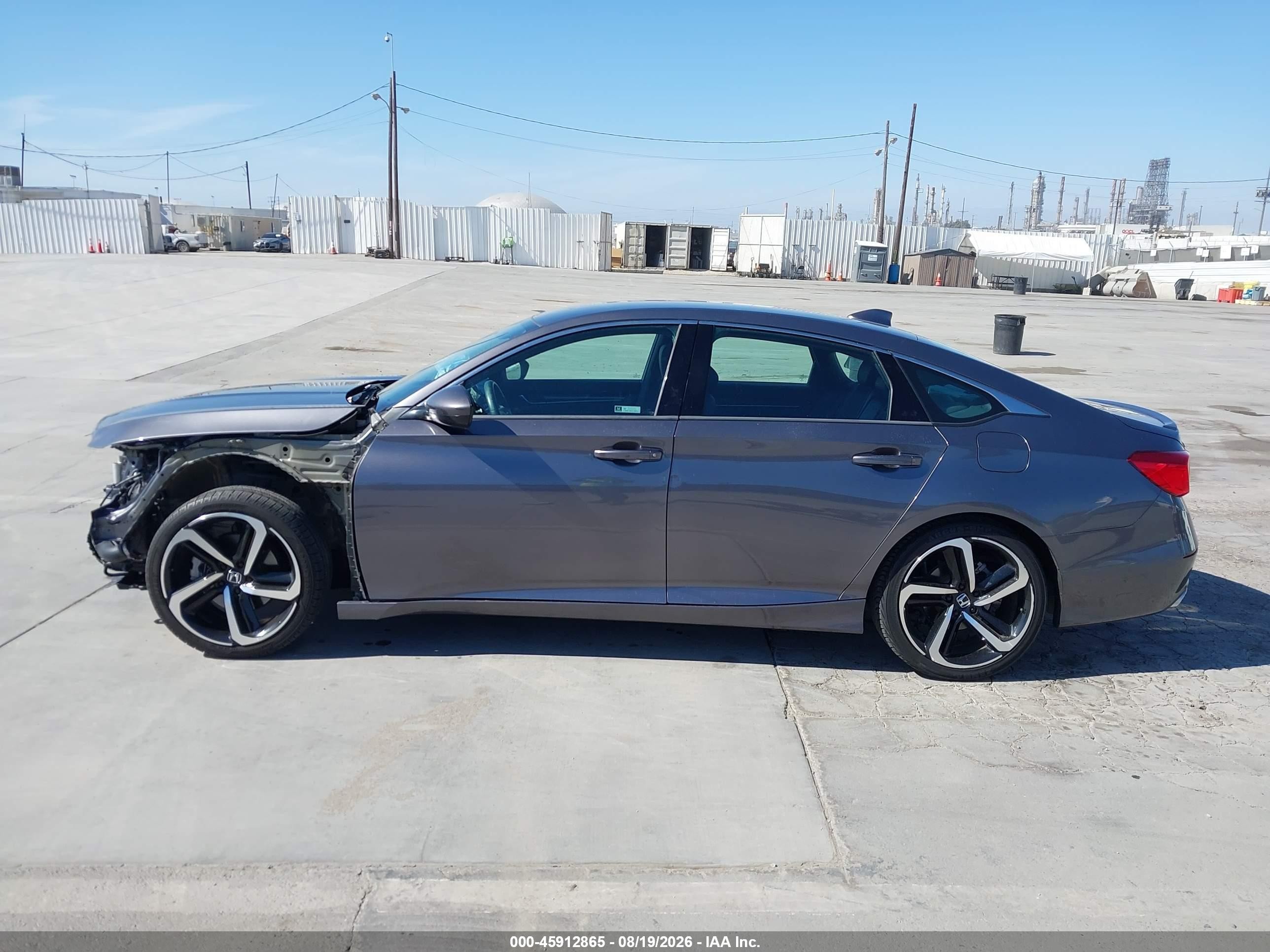 2019 Honda Accord Sport Gray vin: 1HGCV1F36KA098472