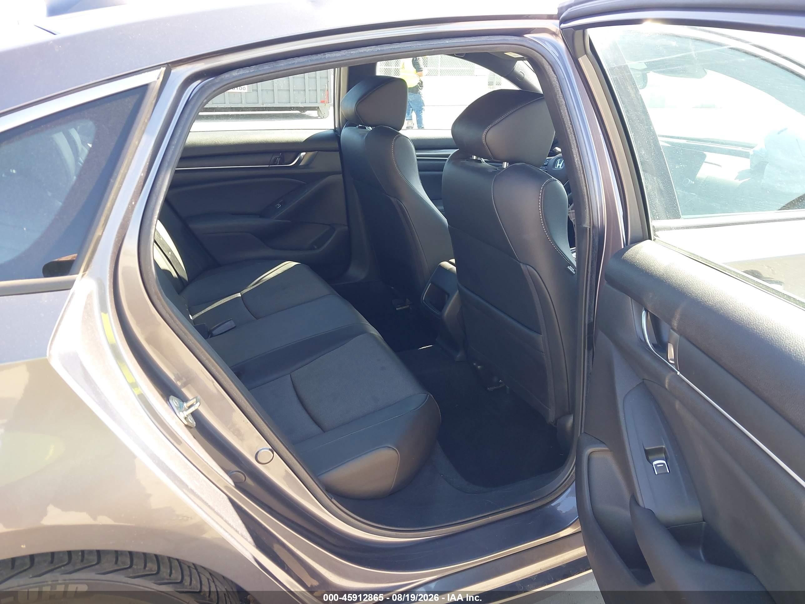 2019 Honda Accord Sport Gray vin: 1HGCV1F36KA098472