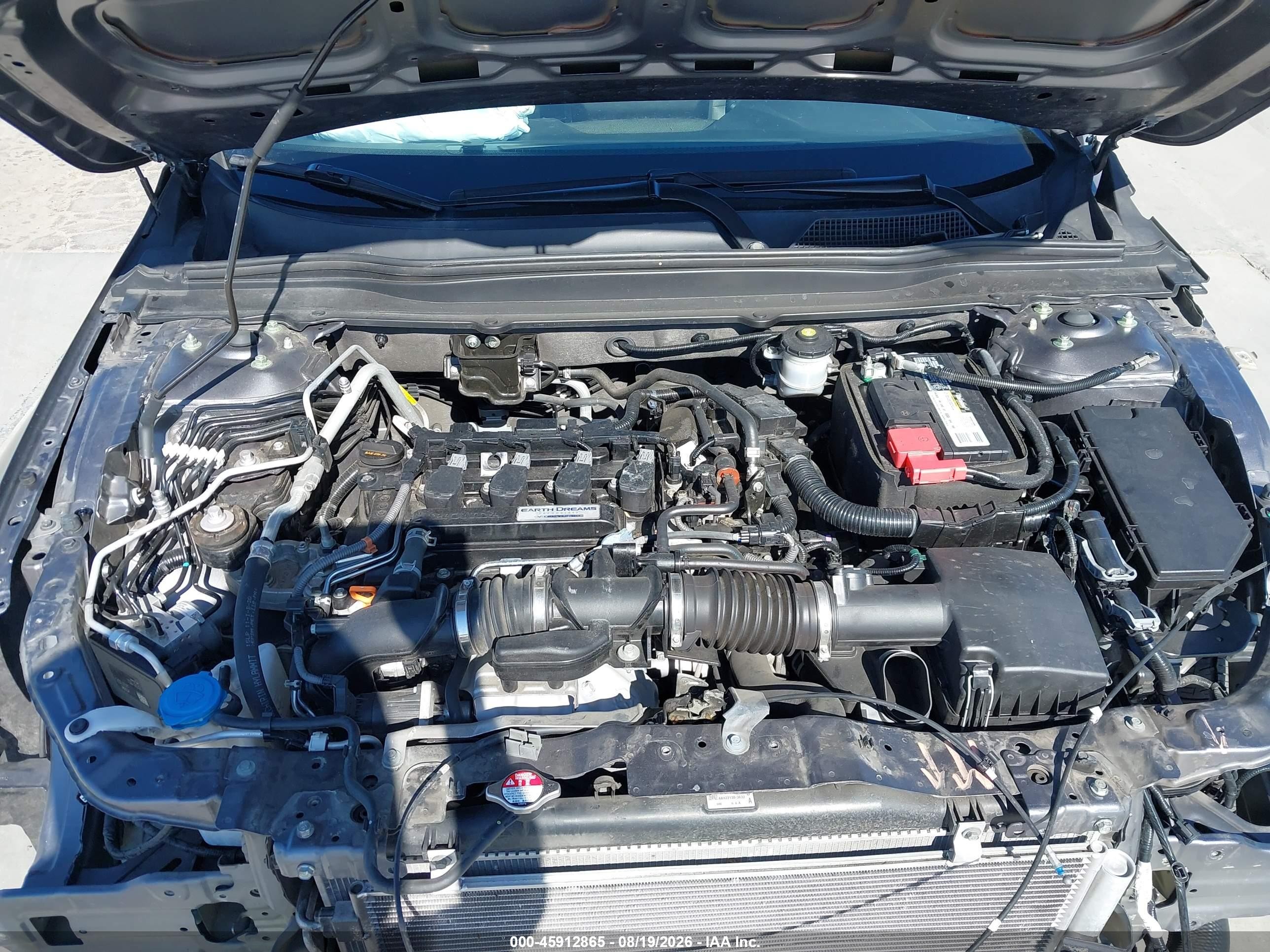 2019 Honda Accord Sport Gray vin: 1HGCV1F36KA098472
