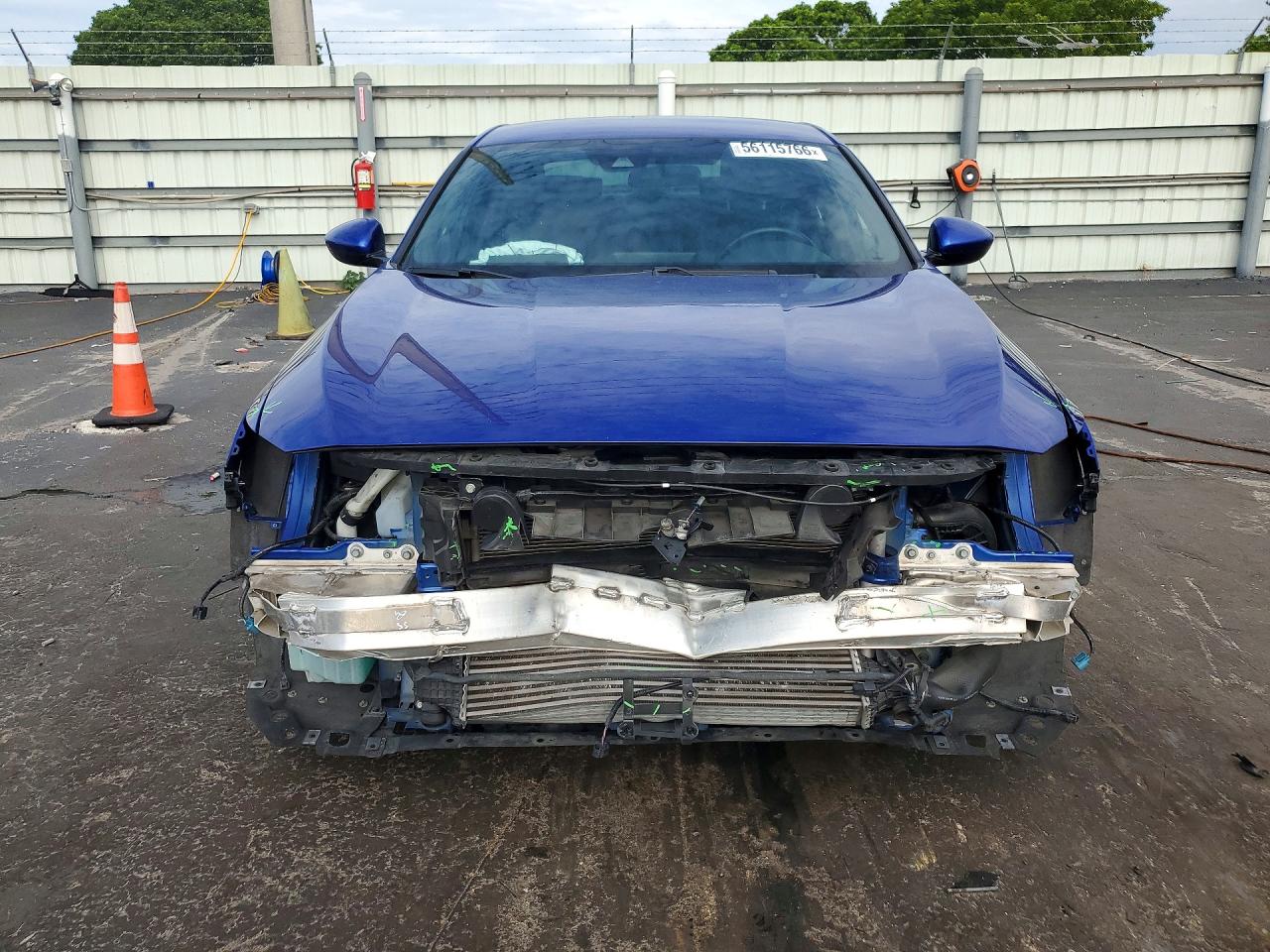 2020 Honda Accord Sport Blue vin: 1HGCV1F36LA001305
