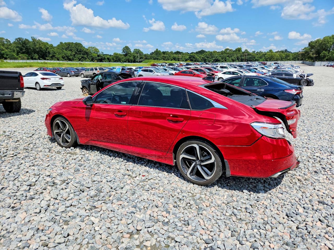 2021 Honda Accord Sport Red vin: 1HGCV1F36MA083571