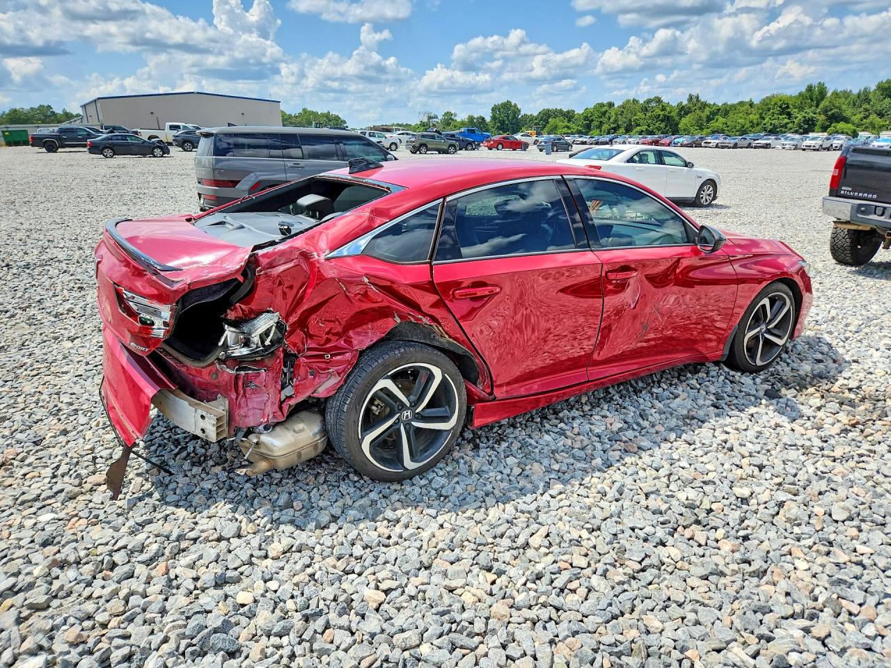 2021 Honda Accord Sport Red vin: 1HGCV1F36MA083571