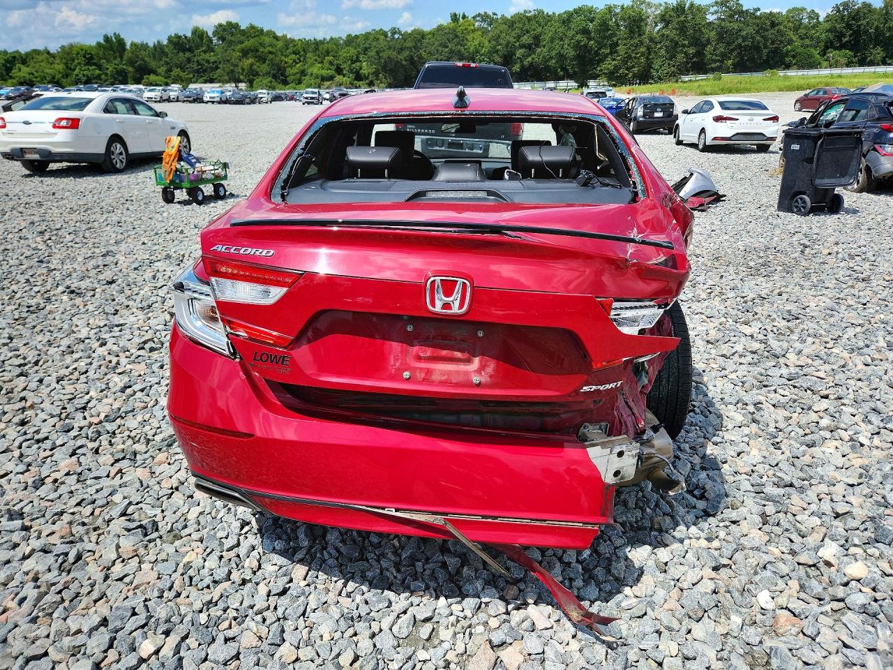 2021 Honda Accord Sport Red vin: 1HGCV1F36MA083571