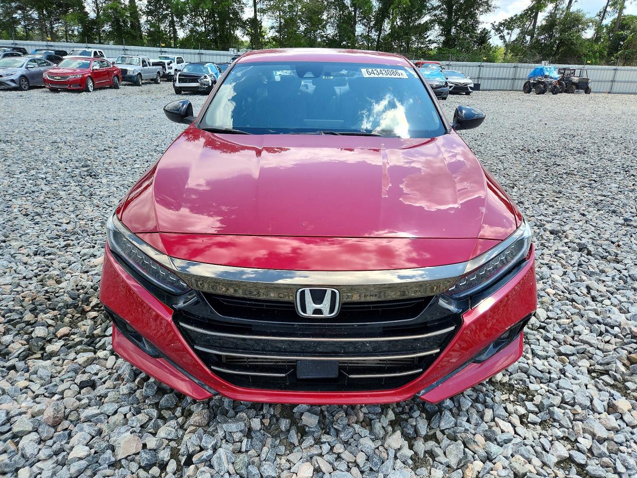 2021 Honda Accord Sport Red vin: 1HGCV1F36MA083571