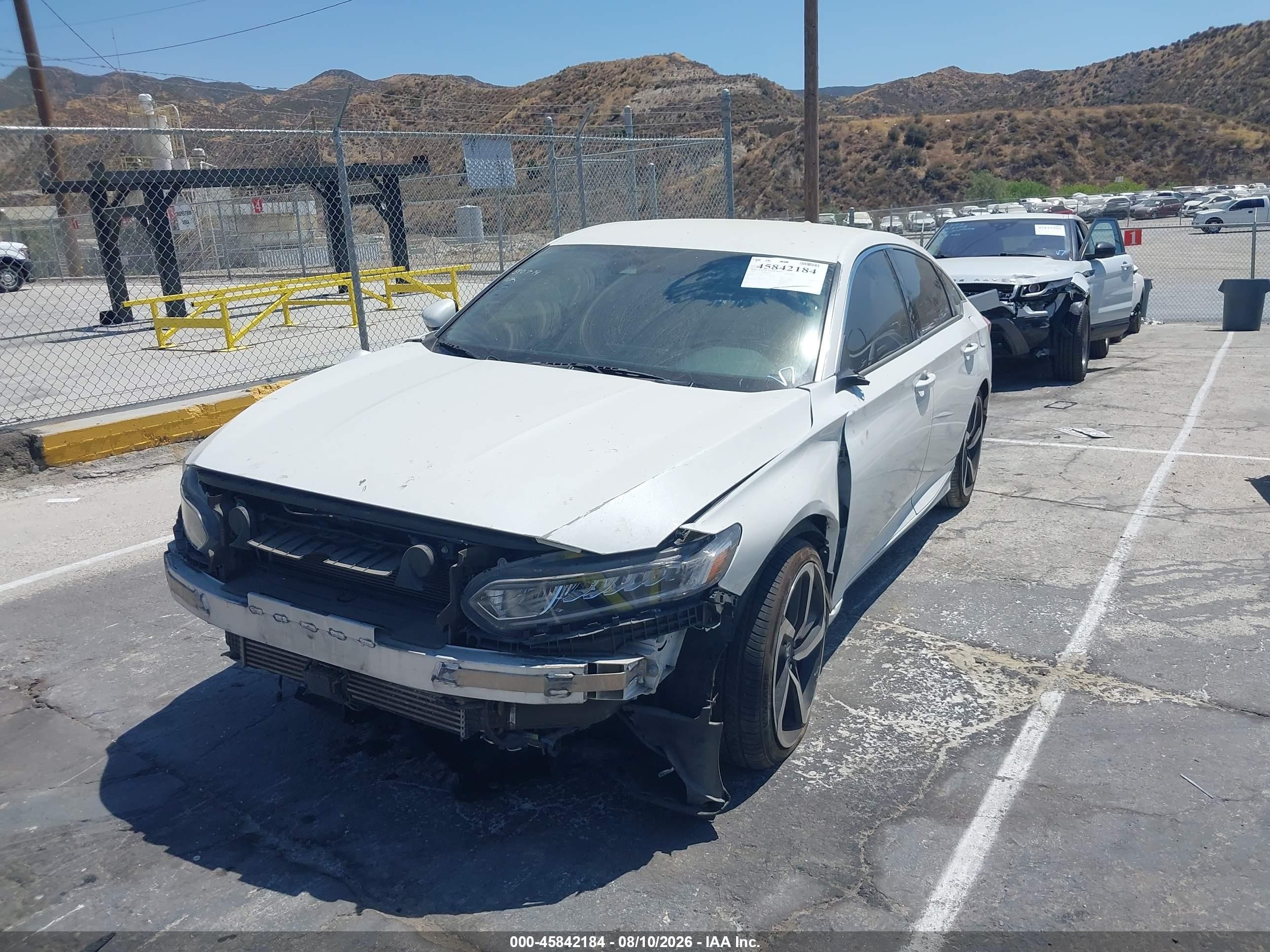 2018 Honda Accord Sport White vin: 1HGCV1F37JA090623