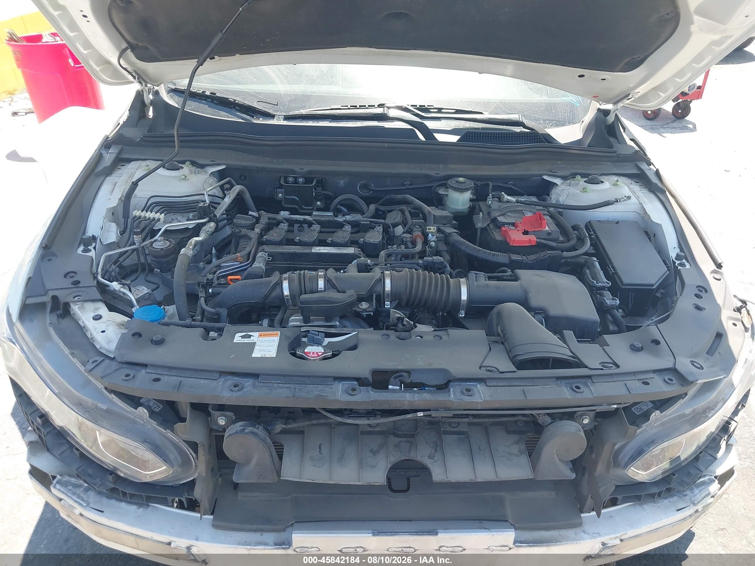 2018 Honda Accord Sport White vin: 1HGCV1F37JA090623